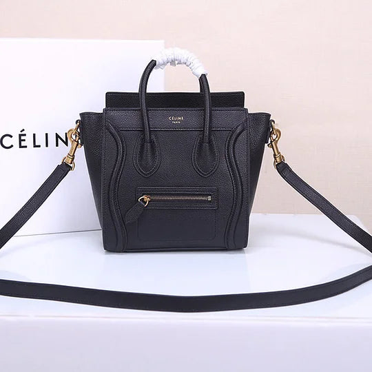 CELINE NANO LUGGAGE BAG IN CALFSKIN