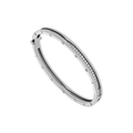 Bob Rollers Cara white gold bracelet set with pavé diamonds on the spiral