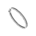 Bob Rollers Cara white gold bracelet set with pavé diamonds on the spiral