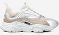 Dior B22 Cream Technical Mesh with Beige and White Smooth Calfskin