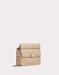 MEDIUM NAPPA ROCKSTUD SPIKE BAG POUDRE