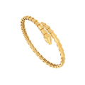 Bob snake Taylor yellow gold bracelet
