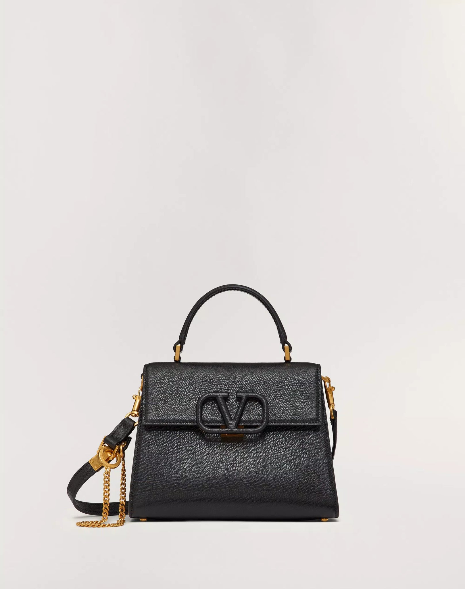 SMALL VSLING GRAINY CALFSKIN HANDBAG