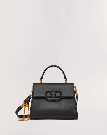 SMALL VSLING GRAINY CALFSKIN HANDBAG