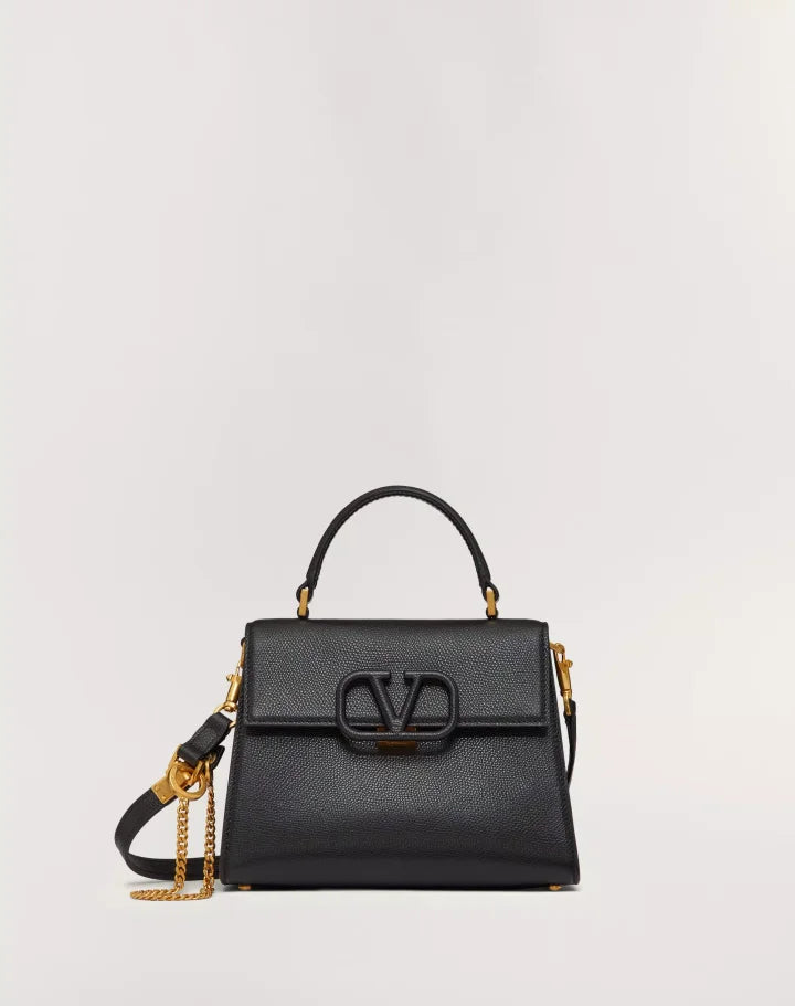 SMALL VSLING GRAINY CALFSKIN HANDBAG