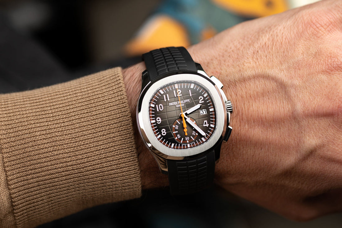 Patek Philippe 5968A Aquanaut Black embossed - New