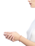Bob snake Maia rose gold bangle bracelet
