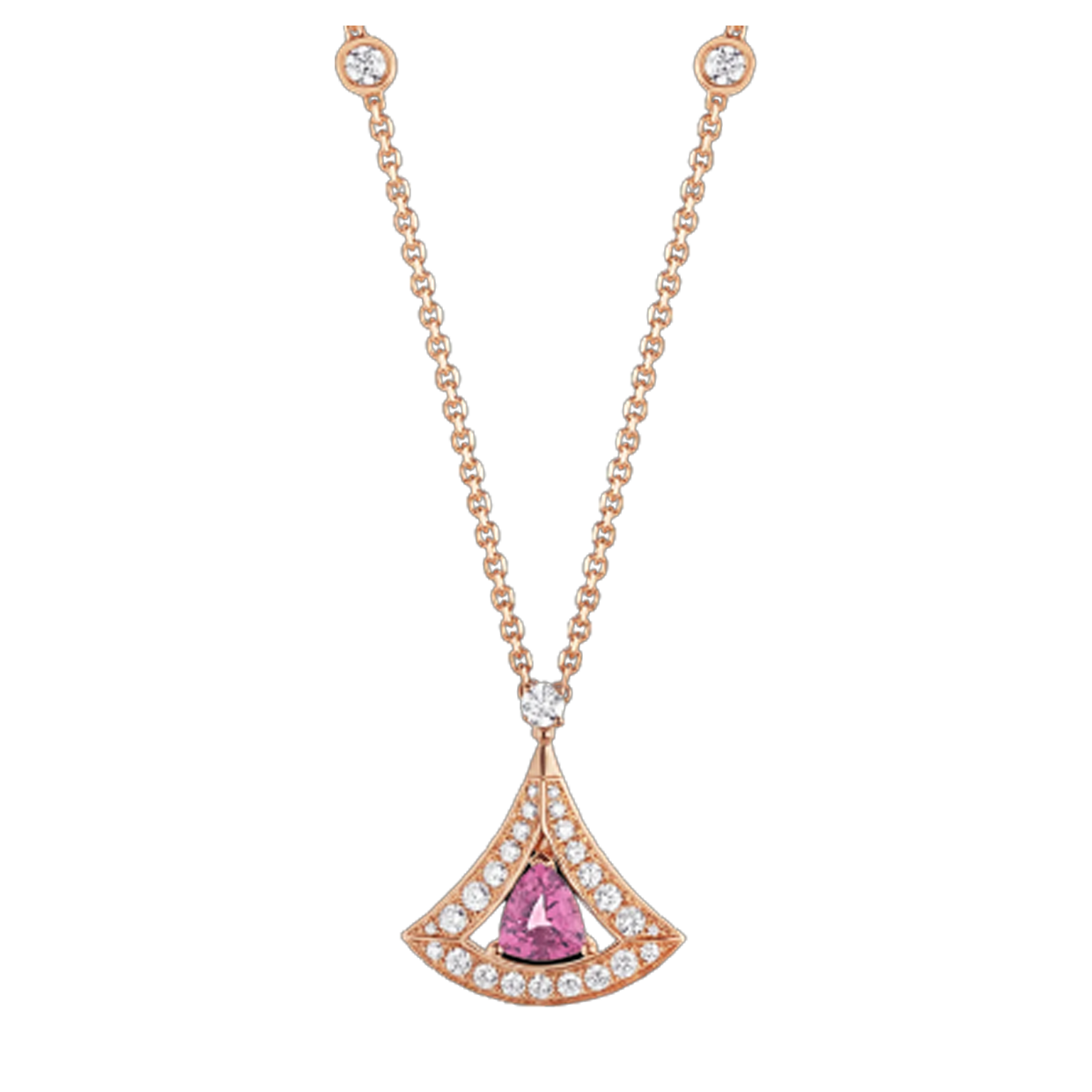 Bob Divas Seigner rose gold necklace
