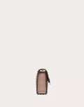SMALL ROCKSTUD GRAINY CALFSKIN CROSSBODY BAG POUDRE