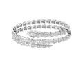 Bob Snake smart Platinum Diamond Bracelet