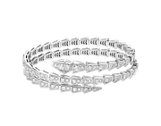Bob Snake smart Platinum Diamond Bracelet