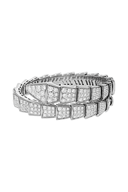 Bob Snake elegant White gold Diamond Bracelet