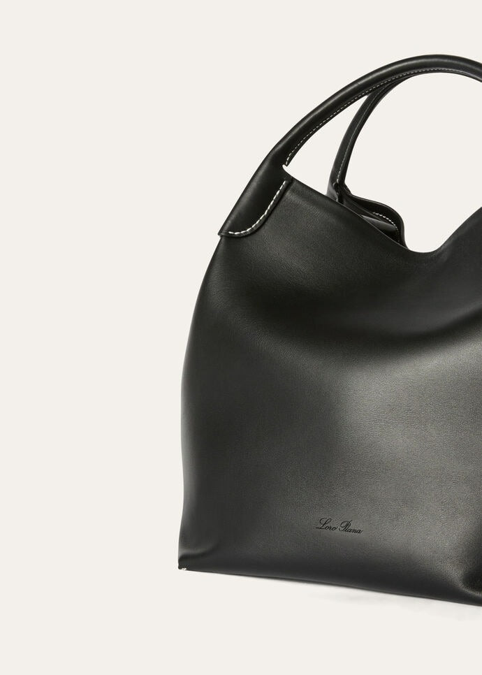 Loro Piana Large Bale bag Smooth Calfskin