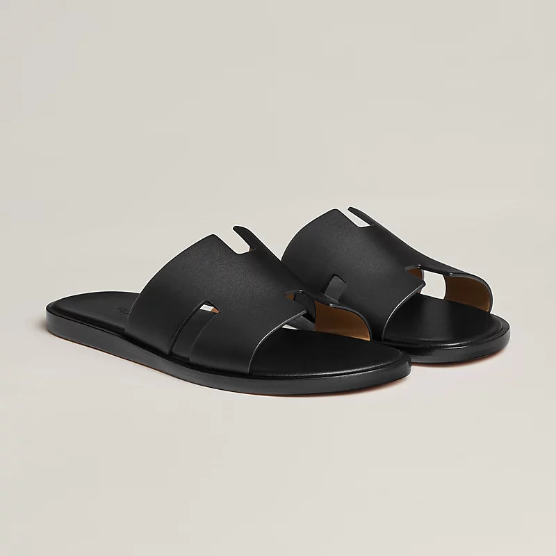 Hermes Izmir sandal Noir