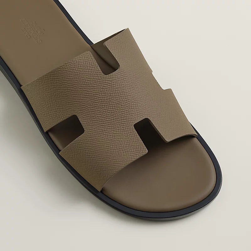 Hermes Izmir sandal étoupe