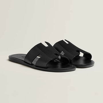 Hermes Izmir sandal noir