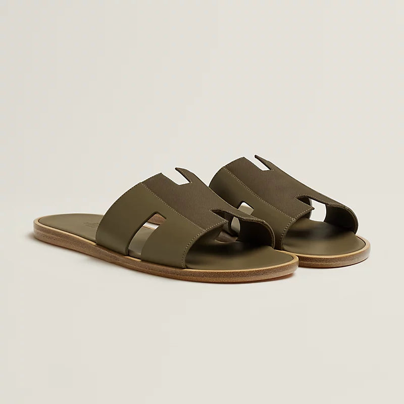 Hermes Izmir sandal vert toundra