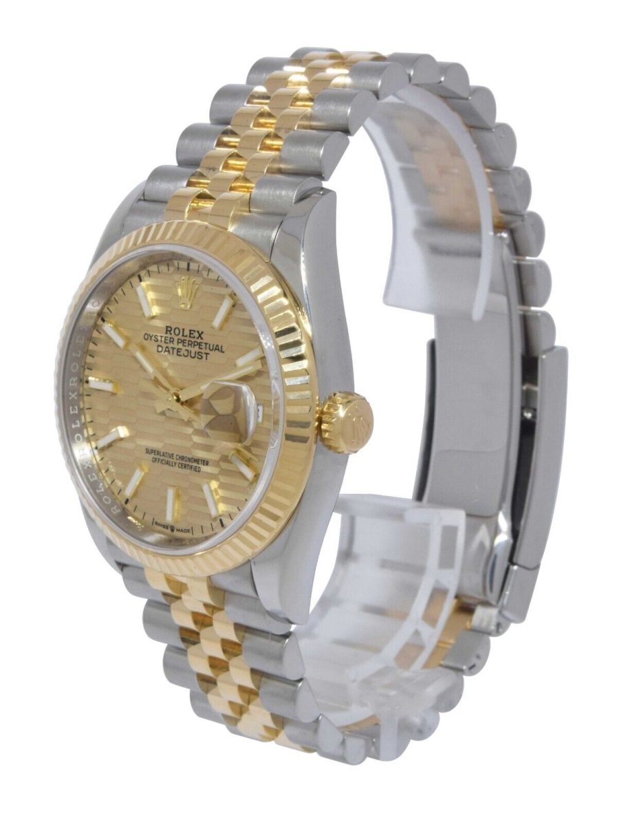 DateJust Two Tone Fluted Bracelet – 36mm