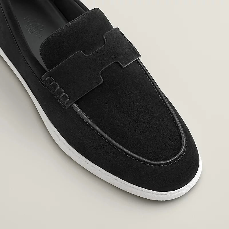 Hermes Job Loafer Black