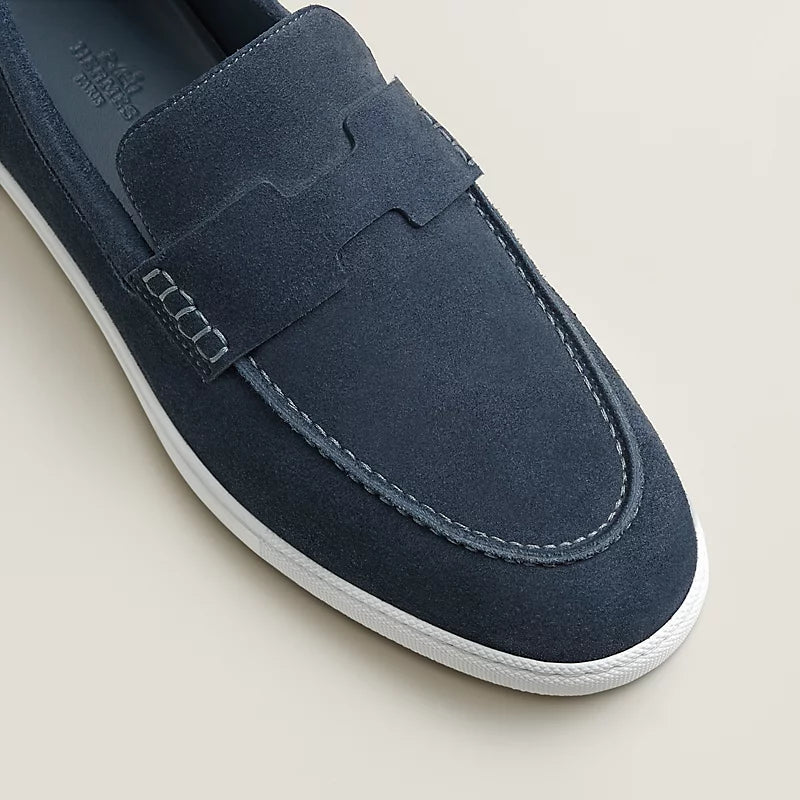 Hermes Job Loafer Blue