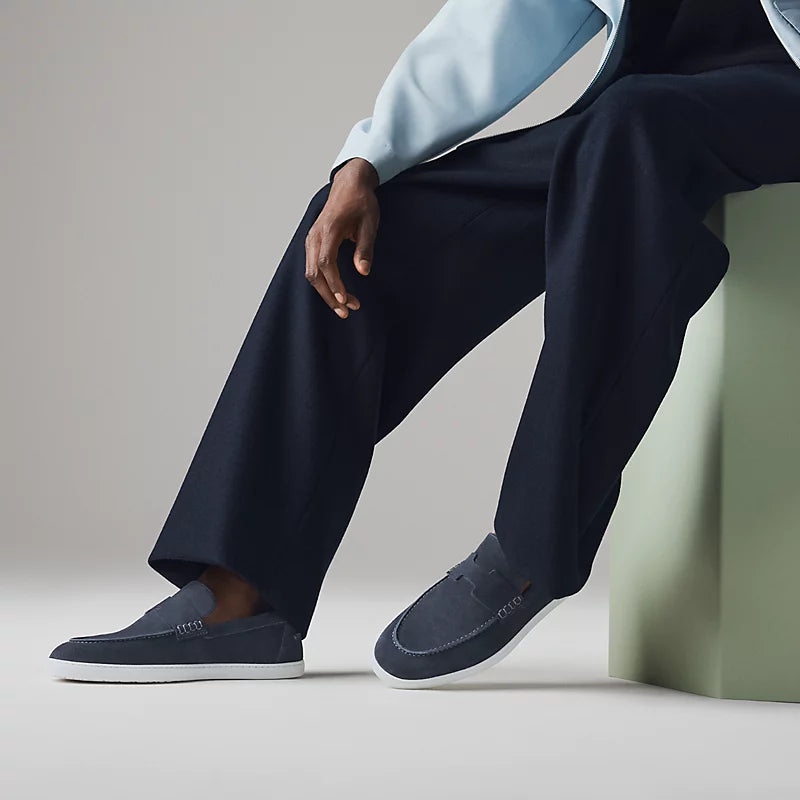Hermes Job Loafer Blue