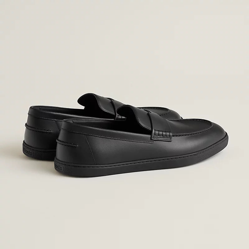 Hermes Job Loafer Black