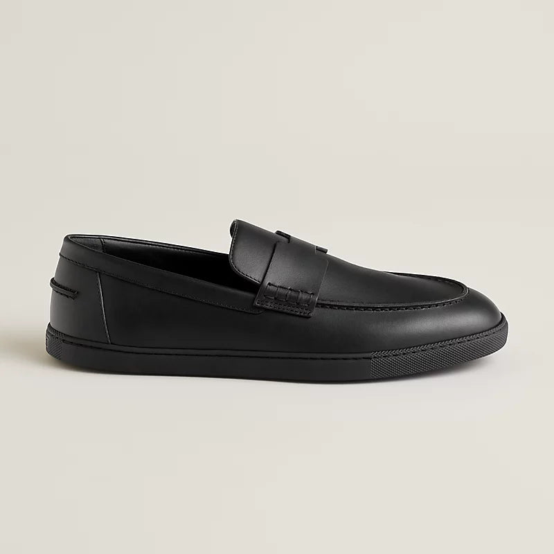 Hermes Job Loafer Black