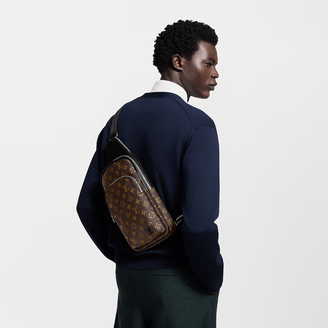 Louis Vuitton Avenue Slingbag Monogram Macassar Canvas