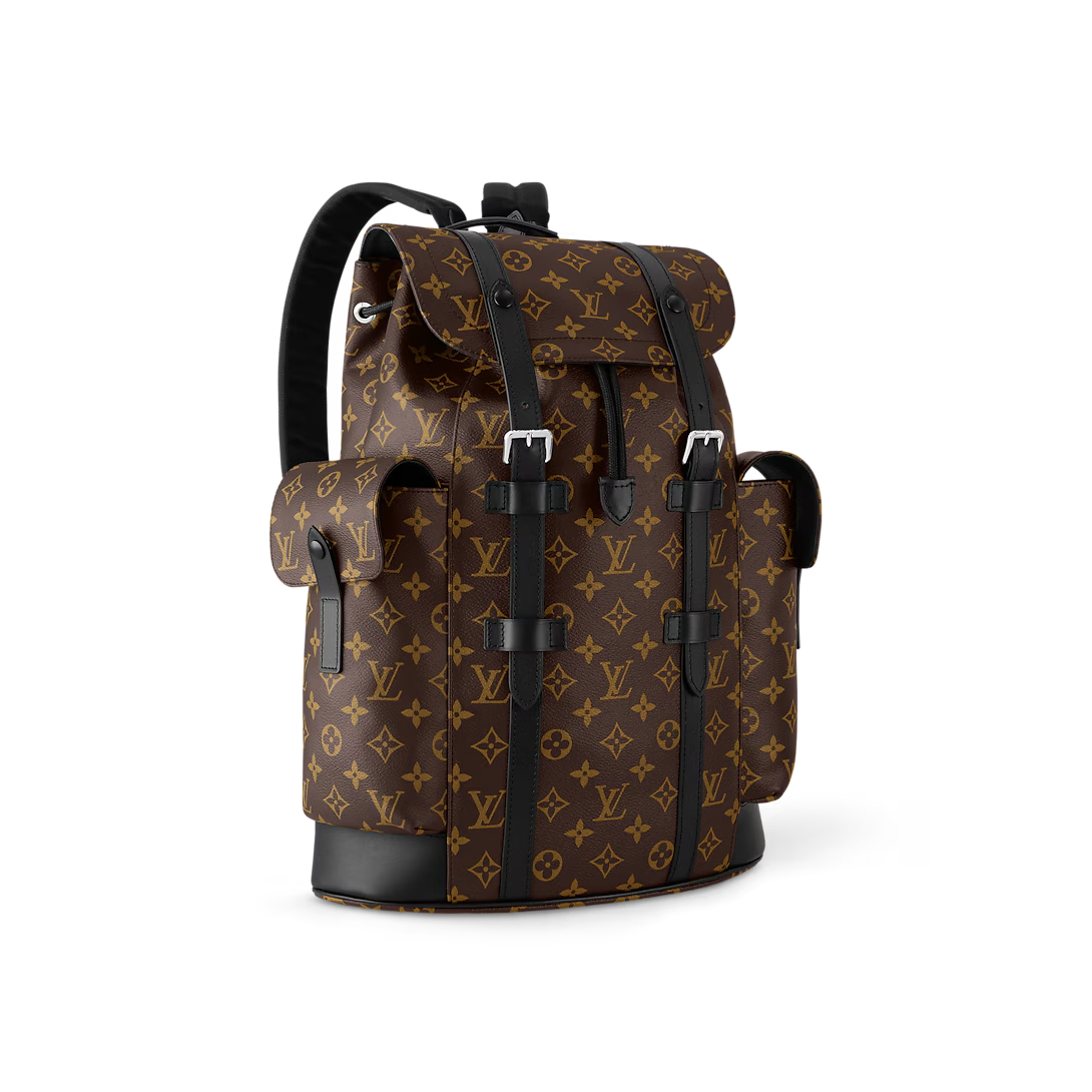 LOUIS VUITTON Christopher MM Monogram Macassar Canvas