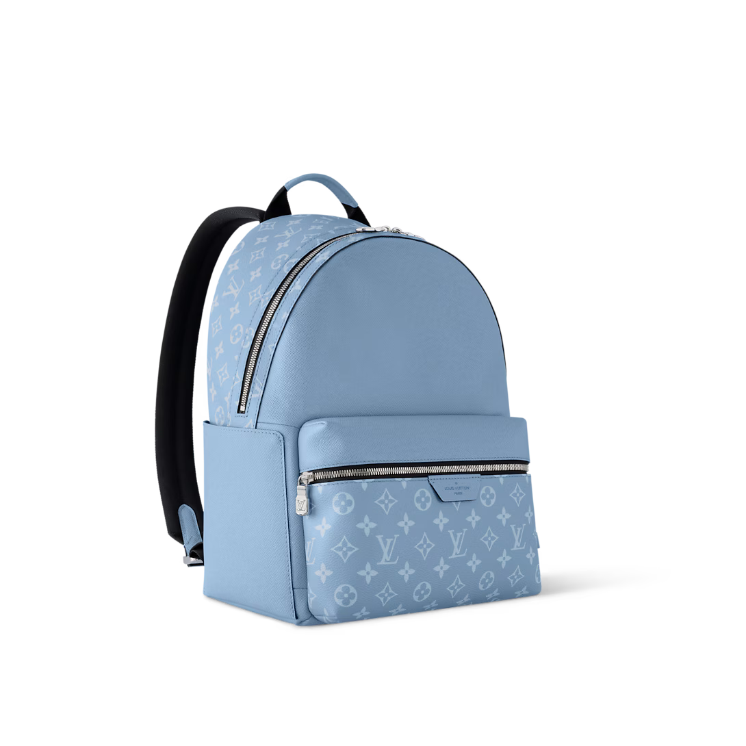 LOUIS VUITTON Discovery Backpack Taigarama Sky Blue