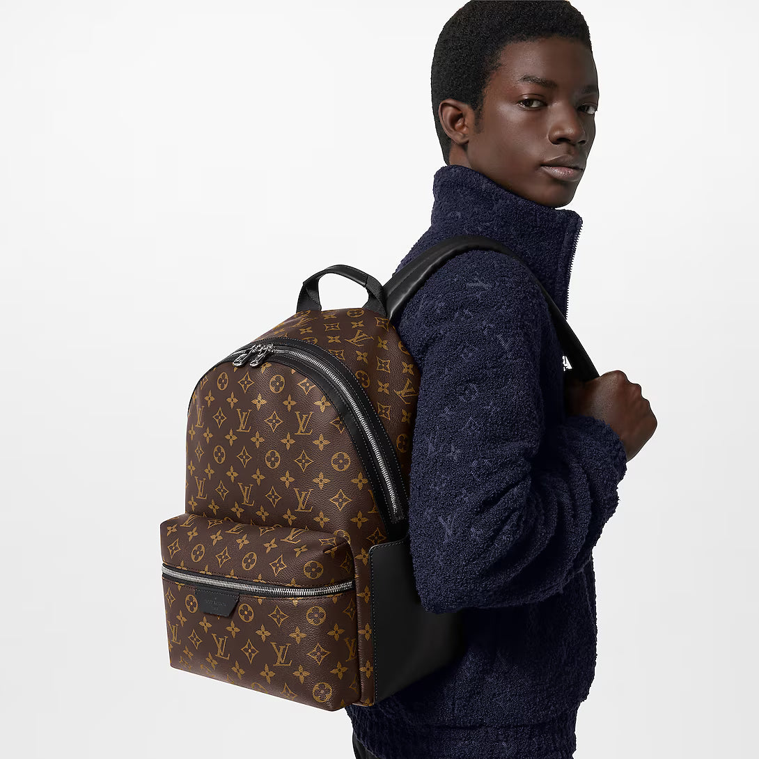 LOUIS VUITTON Discovery Backpack PM Monogram Macassar Canvas