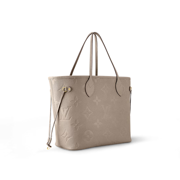 Louis Vuitton Neverfull MM Monogram Empreinte Leather Turtledove