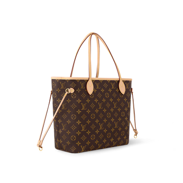 Louis Vuitton Neverfull MM Monogram Cerise Red Interior