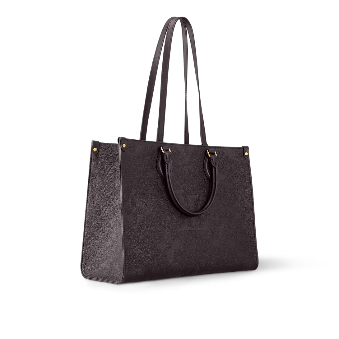 Louis Vuitton OnTheGo MM Monogram Empreinte Leather Chocolate