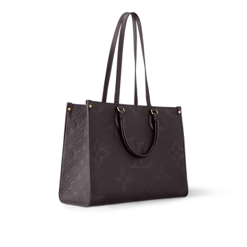 Louis Vuitton OnTheGo MM Monogram Empreinte Leather Chocolate
