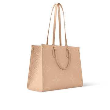 Louis Vuitton OnTheGo MM Monogram Empreinte Leather Sand