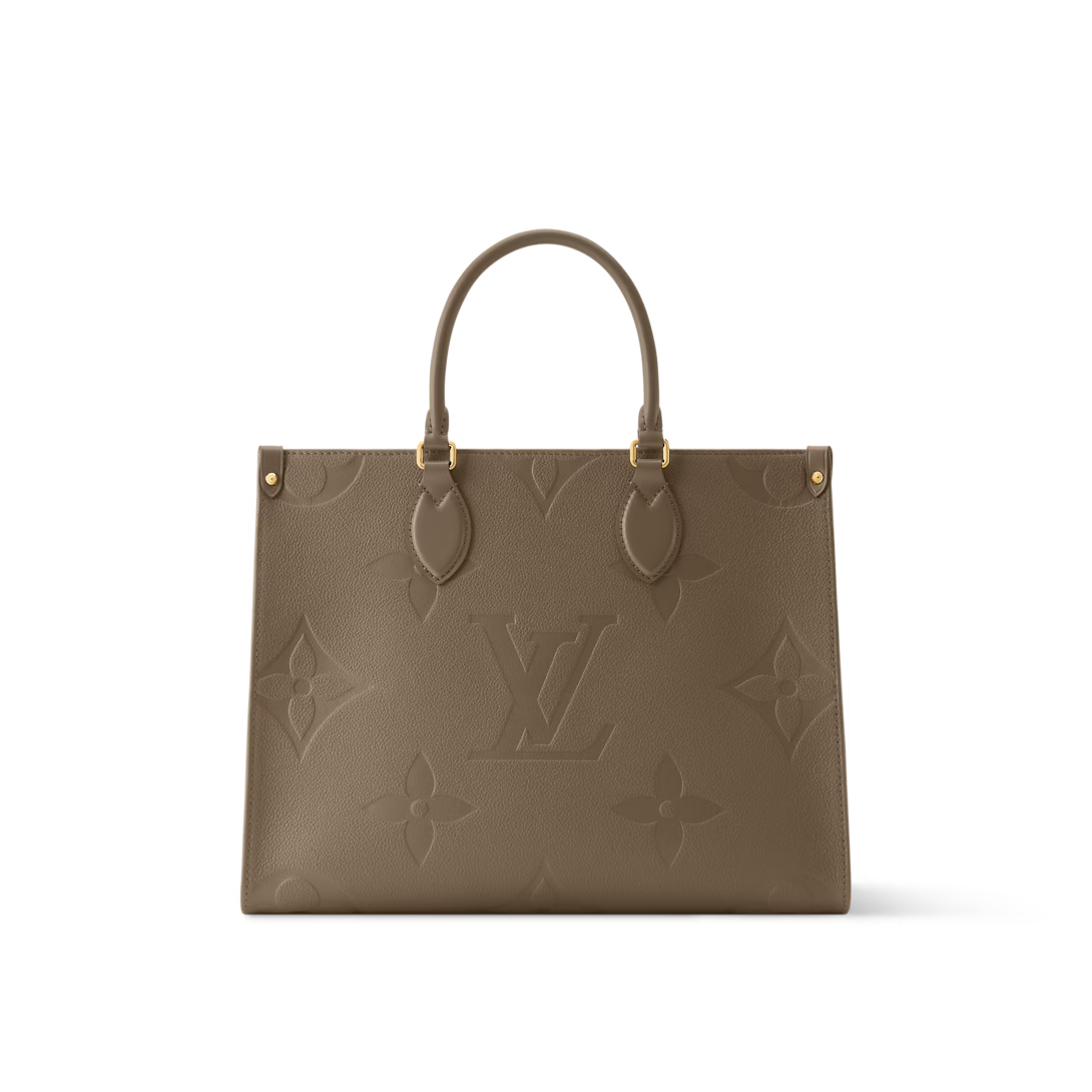 Louis Vuitton OnTheGo MM Monogram Empreinte Leather Smoke