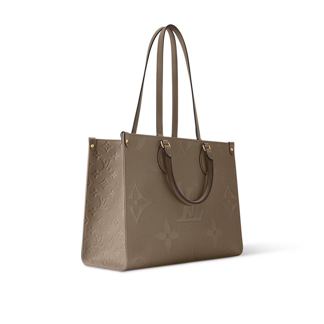 Louis Vuitton OnTheGo MM Monogram Empreinte Leather Smoke