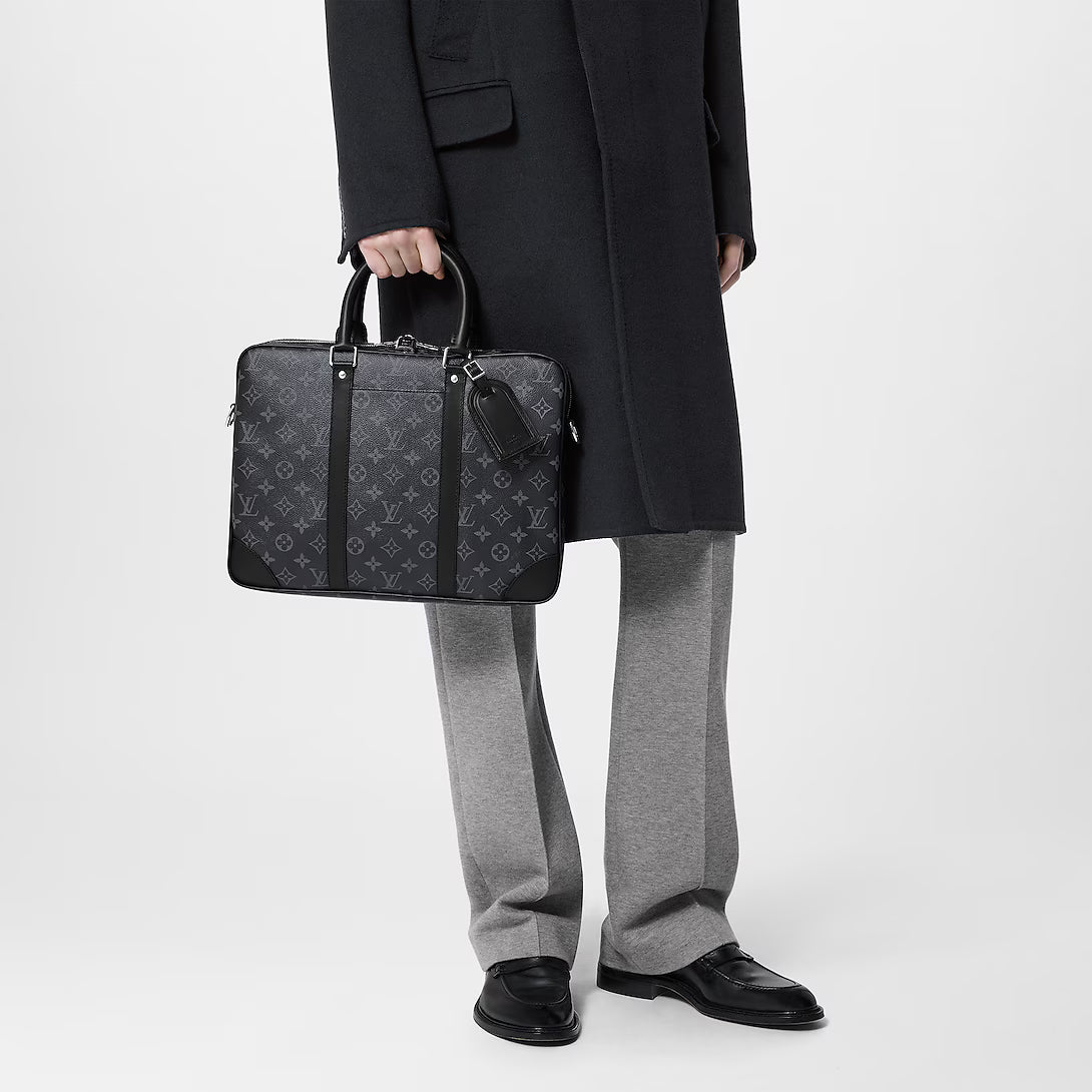LOUIS VUITTON Porte-Documents Voyage PM Monogram Eclipse