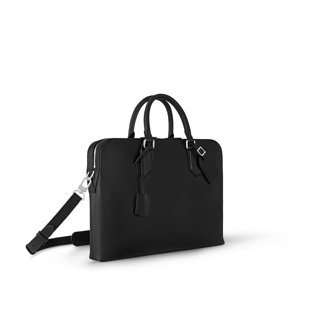 LOUIS VUITTON Porte-Documents Voyage PM Cuir Millesime