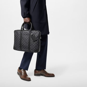 LOUIS VUITTON Porte-Documents Voyage PM Damier Graphite Canvas