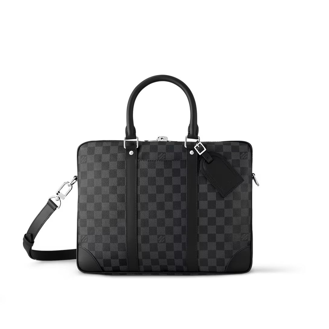 LOUIS VUITTON Porte-Documents Voyage PM Damier Graphite Canvas