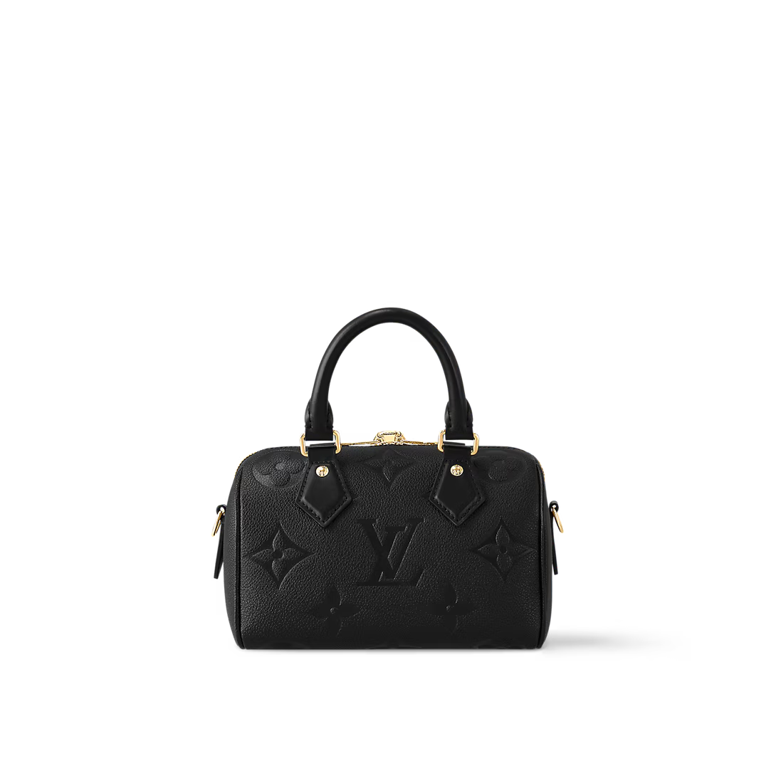 Louis Vuitton Speedy Bandoulière 20 Bag Monogram Empreinte Black