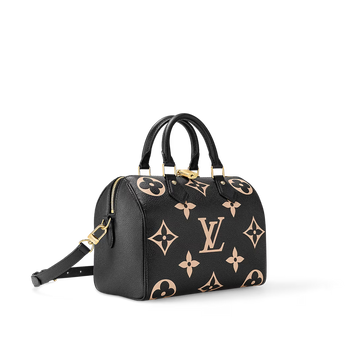Louis Vuitton Speedy Bandoulière 25 Bicolour Monogram Empreinte Leather