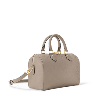 Louis Vuitton Speedy Bandoulière 25 Monogram Empreinte Tourterelle