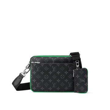 Louis Vuitton Trio Messenger Monogram Eclipse Canvas