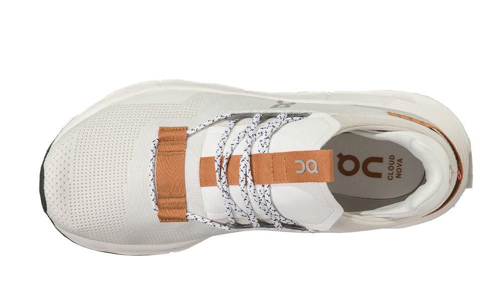 ON RUNNING Cloudnova sneakers "White Brown"