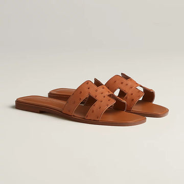 Hermes Oran sandal naturel