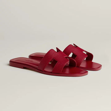 Hermes Oran sandal rose framboise