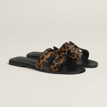 Hermes Oran sandal gold / noir